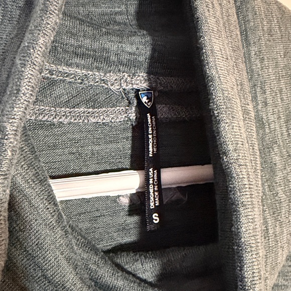 KUHL Women’s Cowl Neck Sweatshirt Lightweight Aspen Snowmass Embroidered Logo - Picture 5 of 11